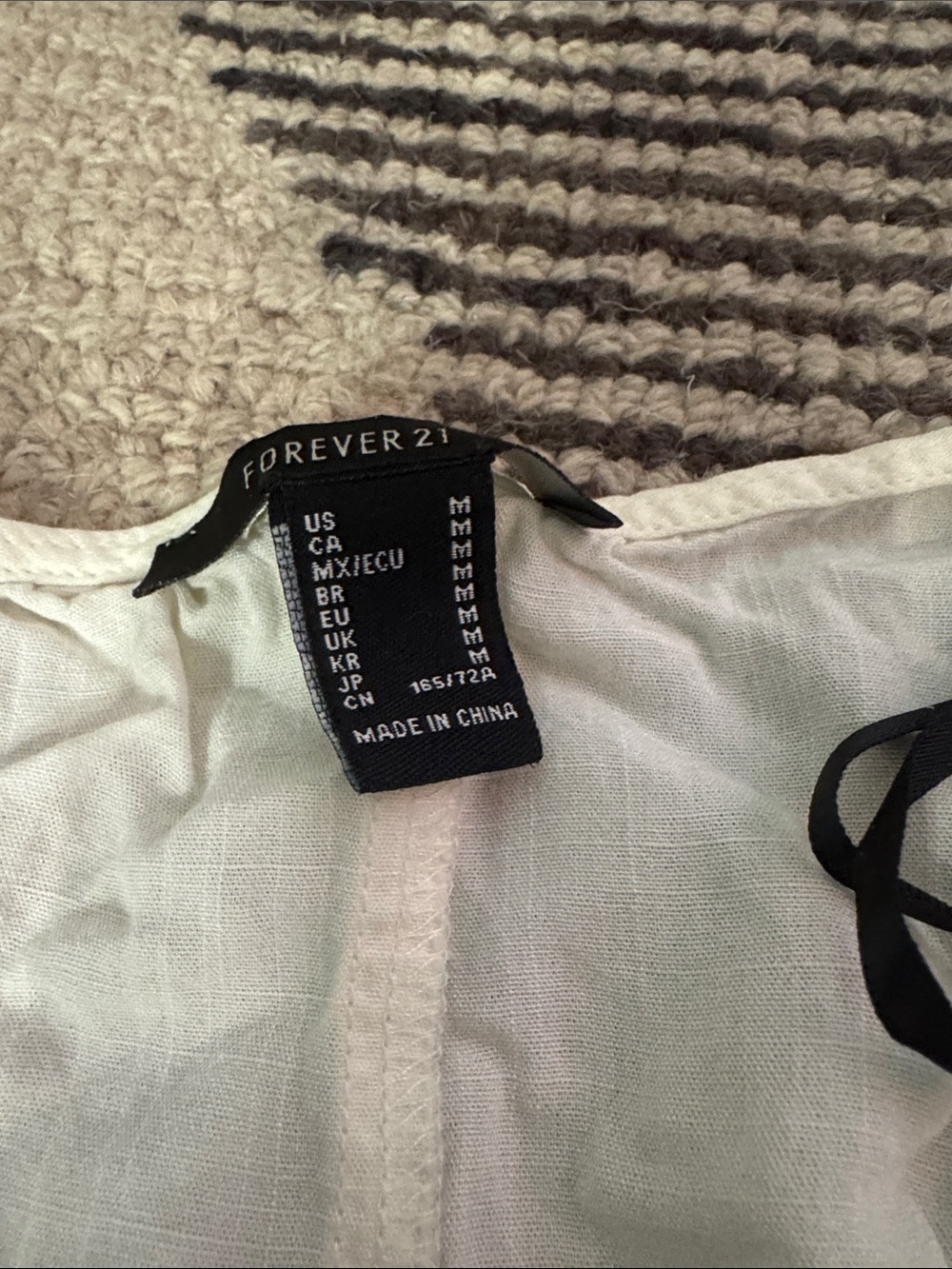 Forever 21 White Tie-Front Romper - Picture 2 of 4